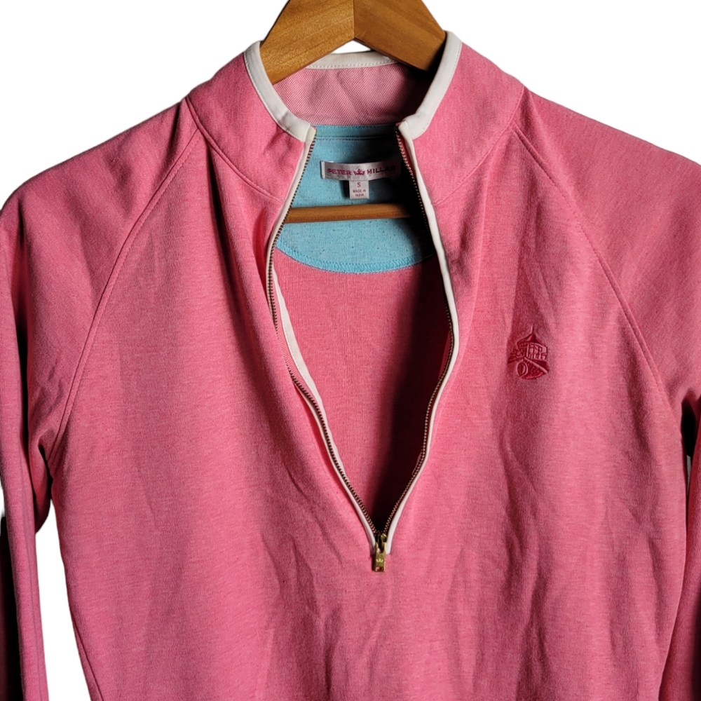 Peter Millar Half Zip Pullover Golfing Small - image 3